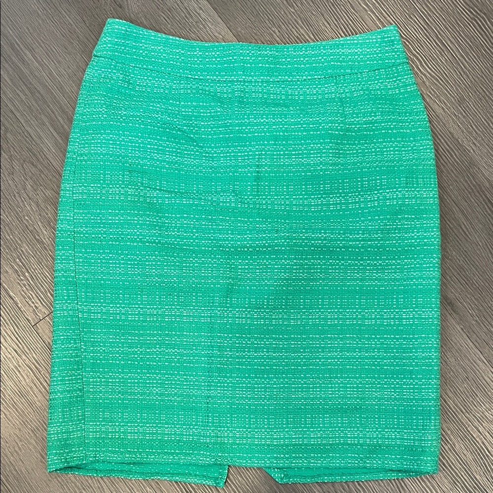 Banana Republic Teal Pencil Skirt